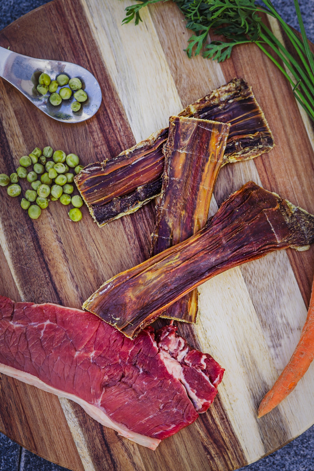 Œsophage de bœuf plat 15 cm — photo réelle du produit