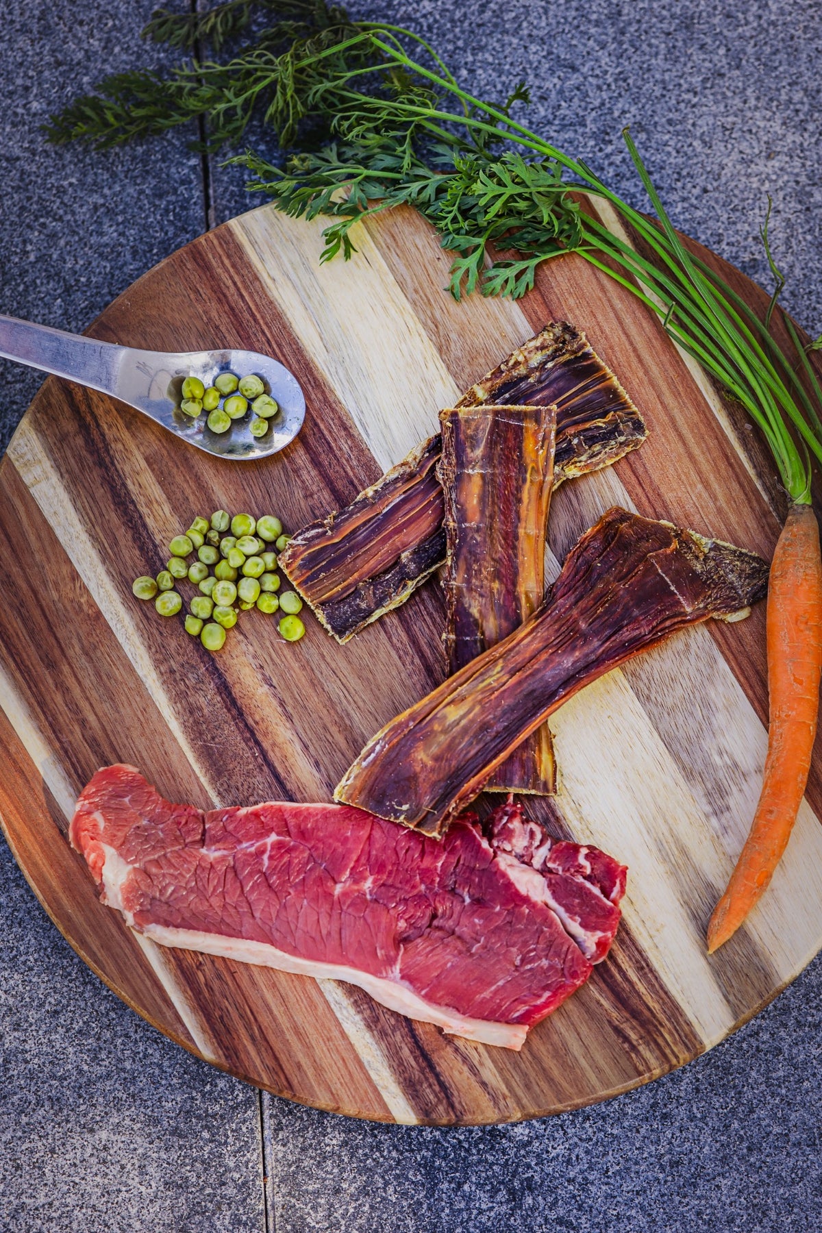 Œsophage de bœuf plat 15 cm — photo réelle du produit