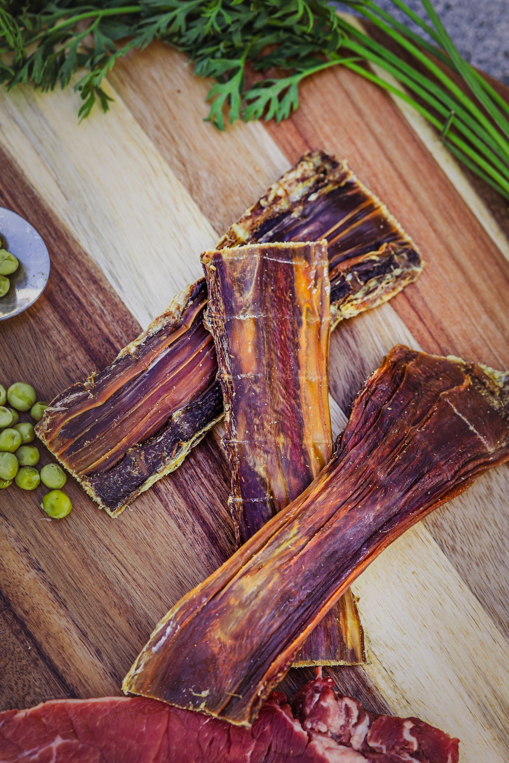 Œsophage de bœuf plat 15 cm — photo réelle du produit