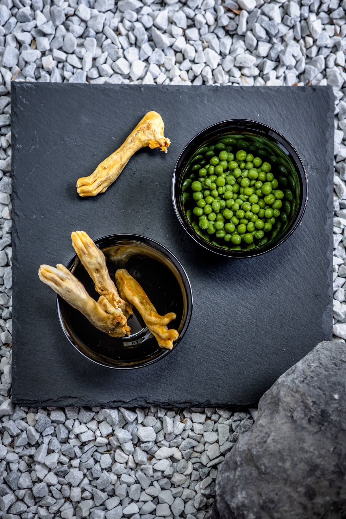 Pattes de lapin sans poils — photo réelle du produit