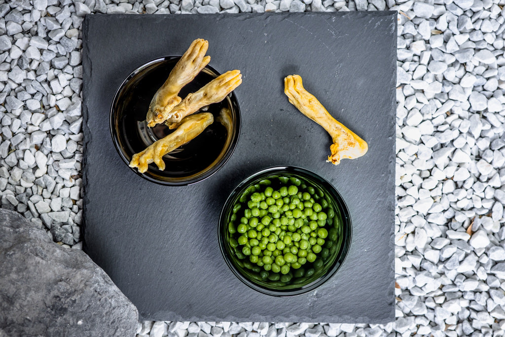 Pattes de lapin sans poils — photo réelle du produit