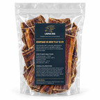 Visuel de présentation - Œsophage de bœuf plat 15 cm dans un sachet transparent LOUPAS DOG