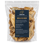 Visuel de présentation - Oreilles de bœuf dans un sachet transparent LOUPAS DOG