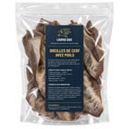 Visuel de présentation - Oreilles de cerf avec poils dans un sachet transparent LOUPAS DOG