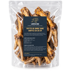 Visuel de présentation - Pattes de dinde sans griffes 20–25 cm dans un sachet transparent LOUPAS DOG