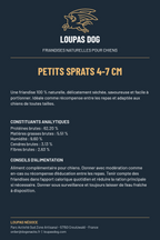 Étiquette LOUPAS DOG - Petits sprats 4 à 7 cm