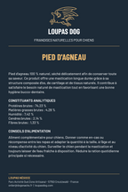 Étiquette LOUPAS DOG - Pied d'Agneau